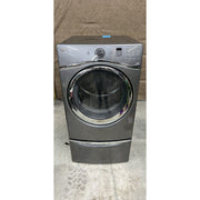 Whirlpool Stainless Gas Dryer With Storage Stand