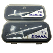 Master G22 Dual-Action Gravity Feed Airbrush Set Kit 0.3mm Tip, Hobby Auto Cake