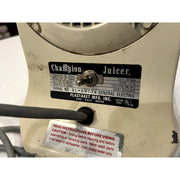 The Champion Juicer Heavy Duty Juicer Model G5-NG-853S, Base Motor Only Tested